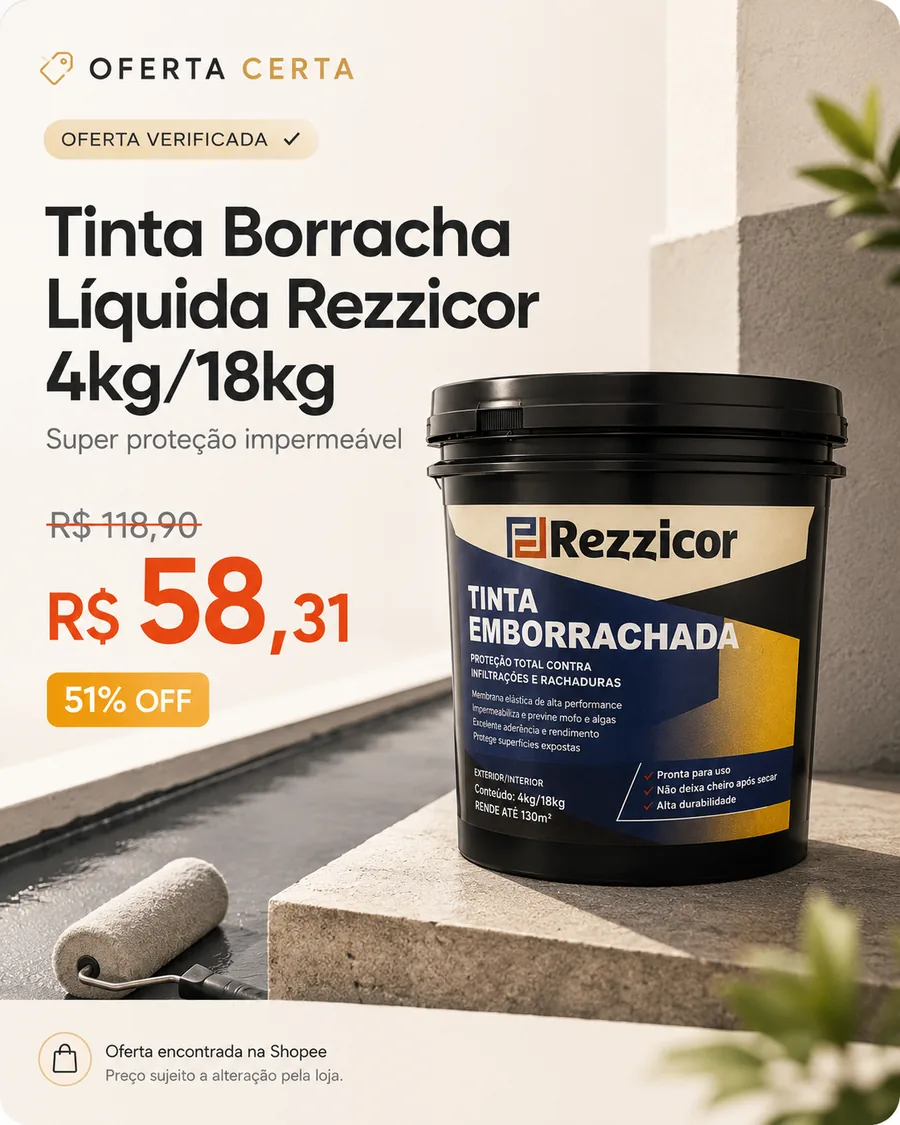 Card de oferta verificada: produto, preço original, preço promocional e desconto.